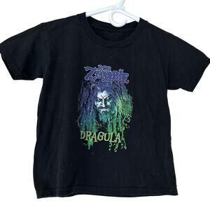 Kids Rob Zombie Dragula graphic rock band T-Shirt gothic punk grunge toddler 4